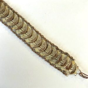 TRINIDAD AND TOBAGO 1 CENT COIN, BRACELET